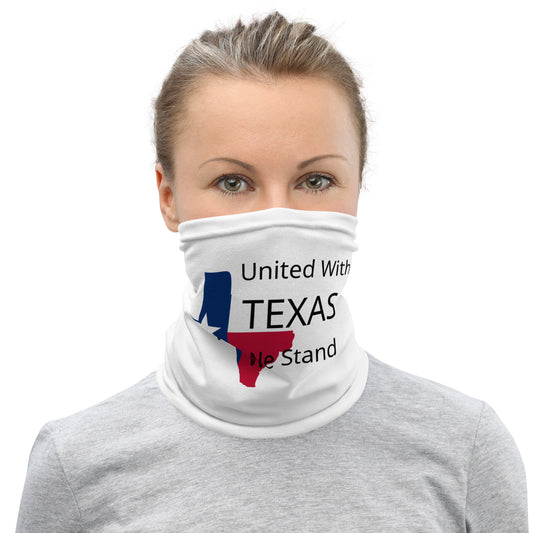 United With Texas We Stand Face Cover!